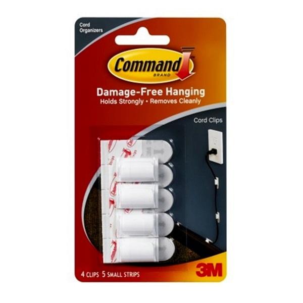 3M COMMAND Hanging/Cable/Wire/Cord Management Clips/Hooks/Bundlers With