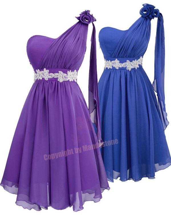 chiffon applique flower one shoulder belt dresses s m l xl ebay chiffon applique flower one shoulder belt dresses s m l xl ebay