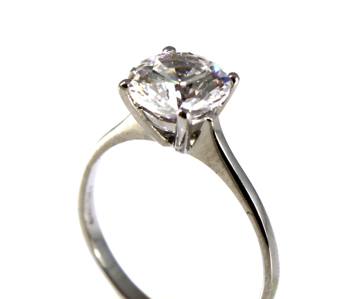 Engagement Ring 2ct Solitaire DiamondUnique 9ct Gold eBay