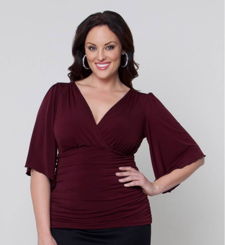 womens plus evening tops