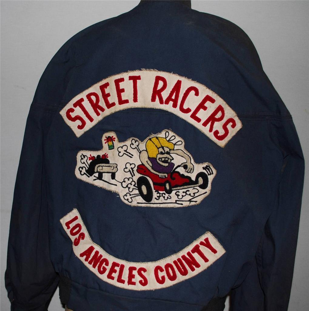 L A Street Racers Jacket Car Club Hot Rod Rockabilly ...