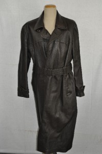 Details about WW2 GERMAN ARMY LUFTWAFFE BROWN LEATHER OVERCOAT US 42