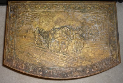 Camera Stores Jacksonville on Antique Brass Decorative Wood Coal Embossed Old Fire Scuttle Hod Box