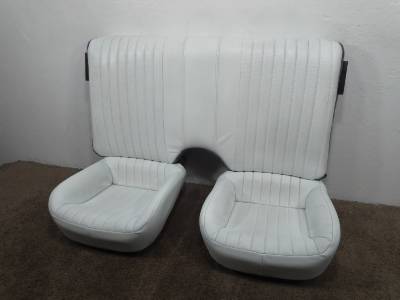 more colors in store 1993-2002 Chevy Camaro black and silver 3 piece rear bench