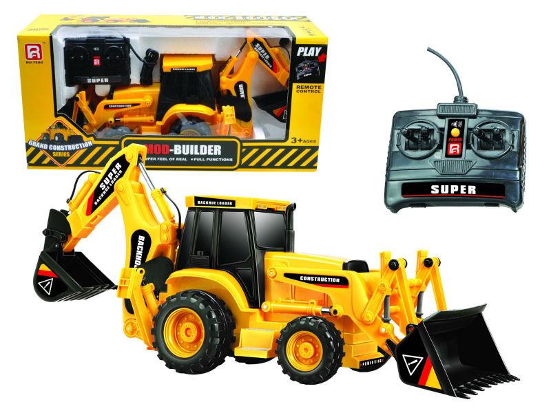 Radio Control RC Backhoe Loader Excavator Construction Digger Lorry Car Truck eBay
