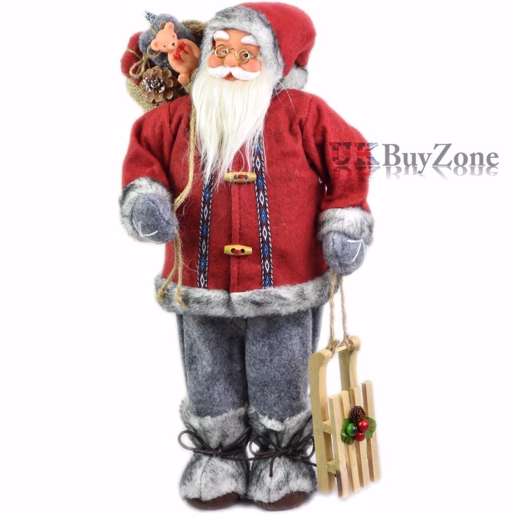 18 quot large standing father christmas santa claus figure 18 quot large standing father christmas santa claus figure