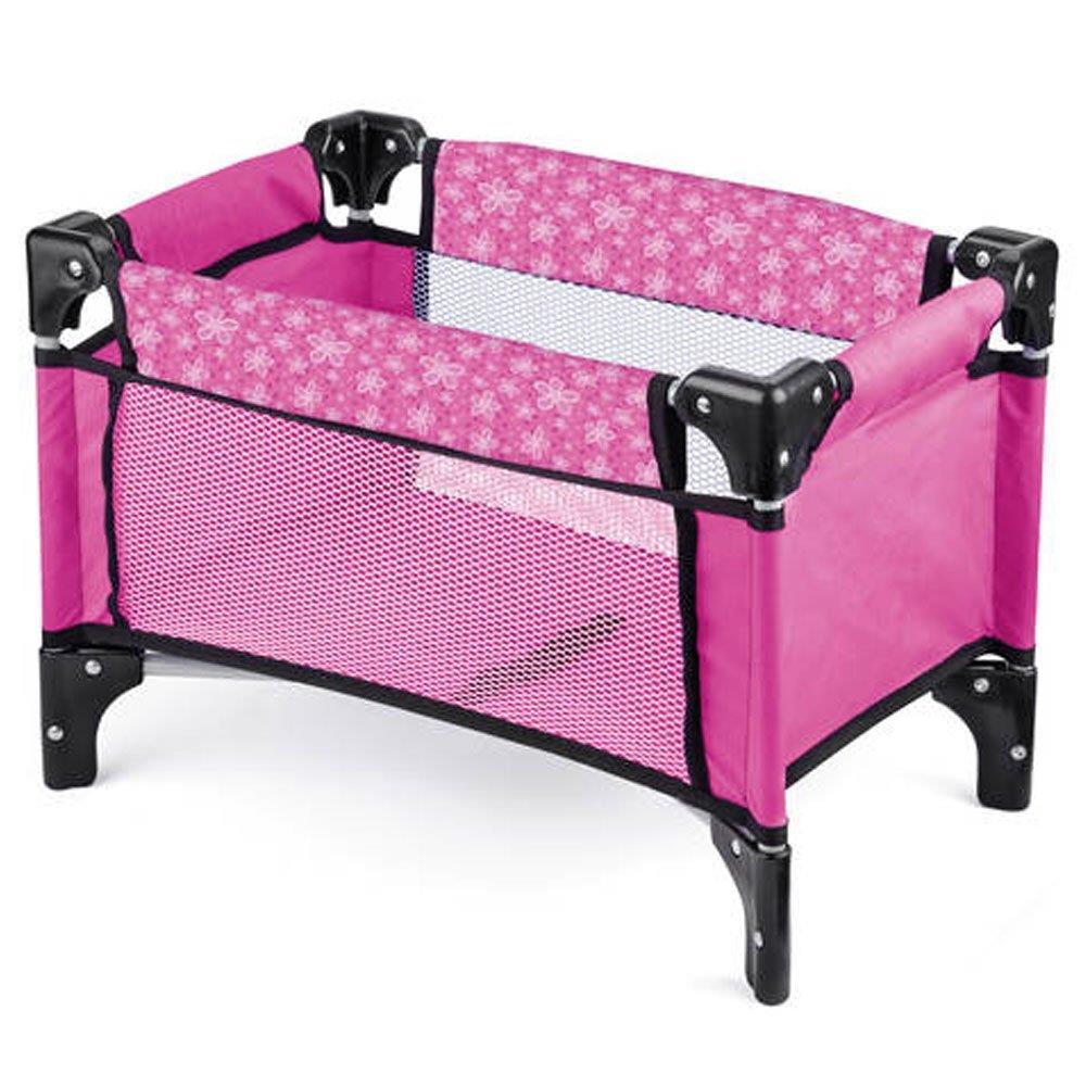 Baby Dolls Deluxe Folding Travel Carry Cot Bed Crib with Storage Bag