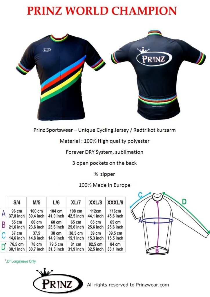 european champion cycling jersey