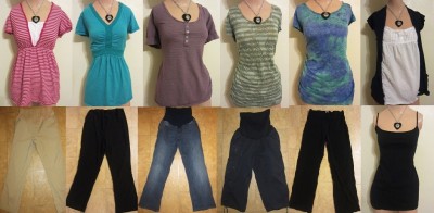 Motherhood Maternity Clothing on Motherhood 13 Pc Lot Maternity Shirts Pants Jeans L 12 14 Dress Cas