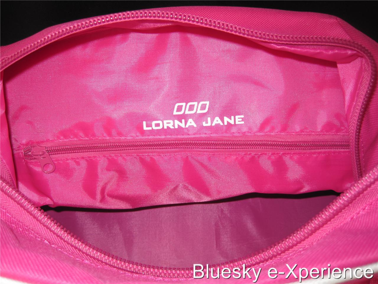 Lorna Jane Womens Girls Gym Bag Pink Athletic Running Yoga Active Brand New