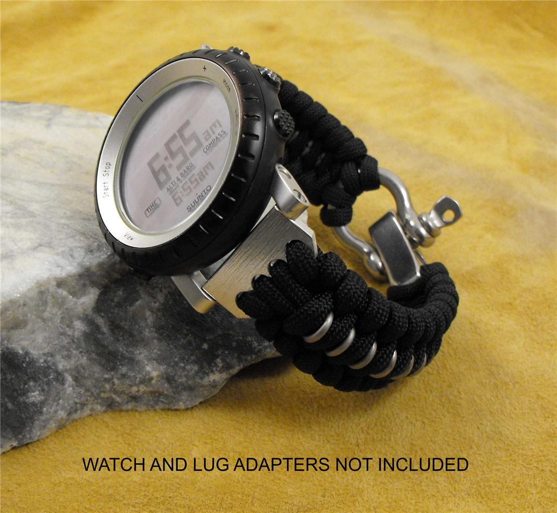 Tactical Paracord Watch Band by Trilobite Tactical 24mm Fits Suunto