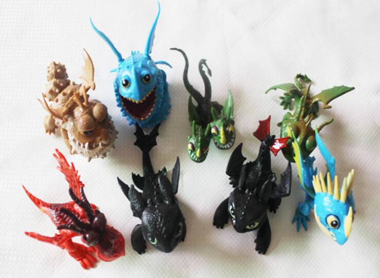 8 pcs set Dragons How to Train Your Dragon 2 Plastic Toys Figure Decoration eBay