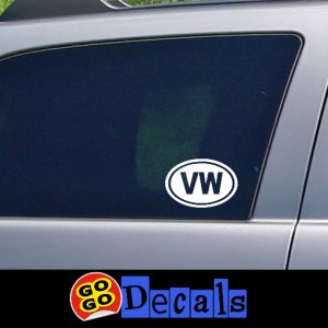 Volkswagen Decals, Volkswagen VW Window Sticker, Car Decal. 6 PCS | EBay