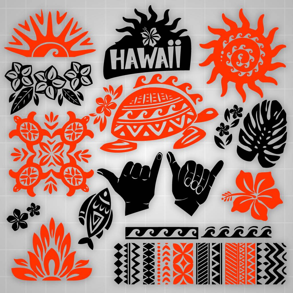 Hawaii Room Theme Decals, Island Room Stickers, Tiki Wall Decor eBay