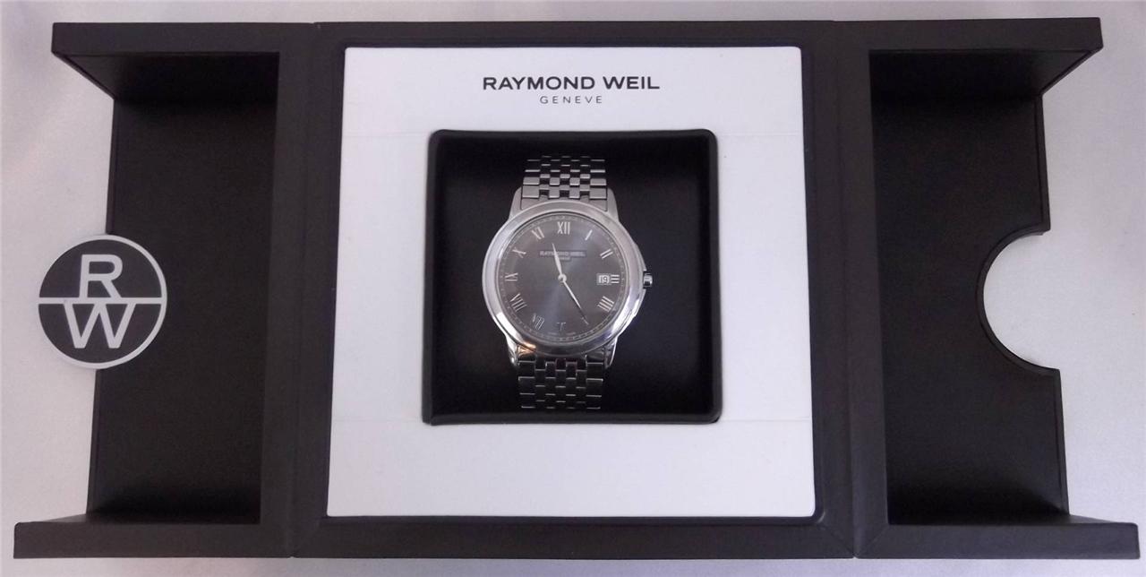 RAYMOND WEIL "TRADITION" WRIST WATCH,MINT CONDITION,WITH BOX AND PAPERS - Afbeelding 1 van 1