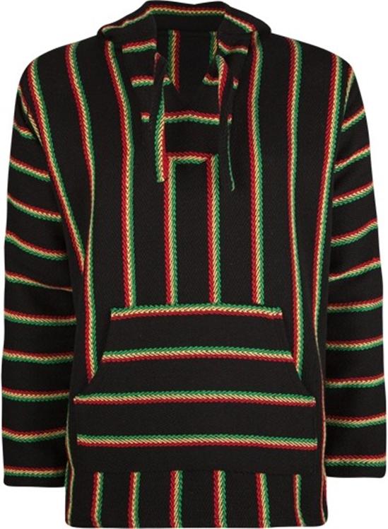 Rasta Pullover Baja Hoodie LXXL eBay
