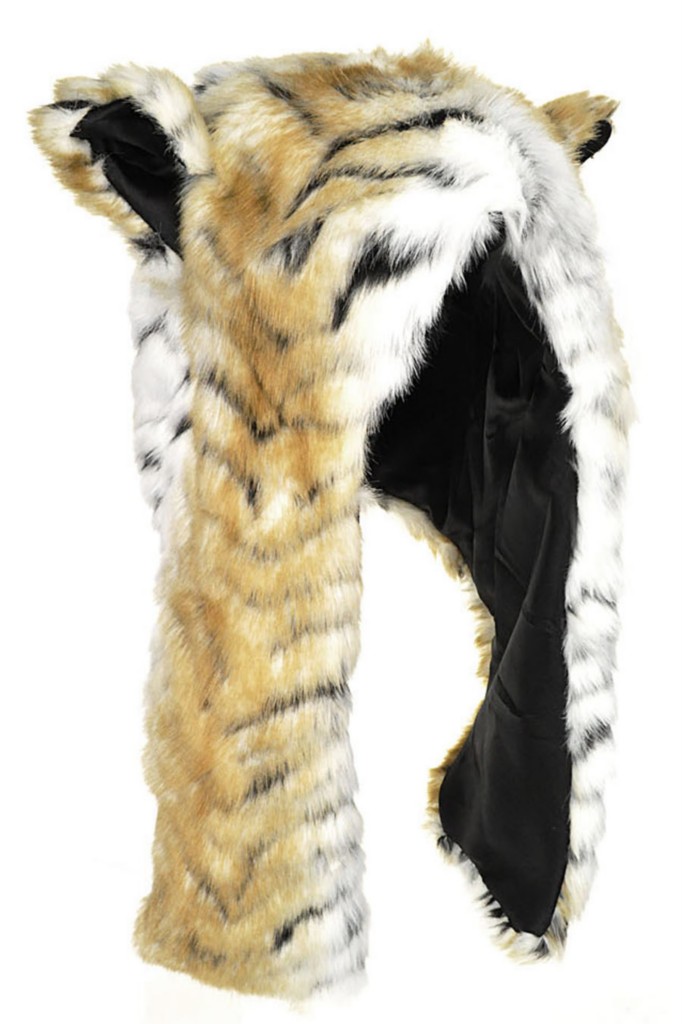 Furry animal hat with ears clearance