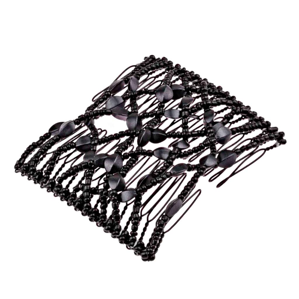 [UK SELLER] Easy Magic Beads Double Hair Comb Clip Stretchy Hair Combs Clips eBay