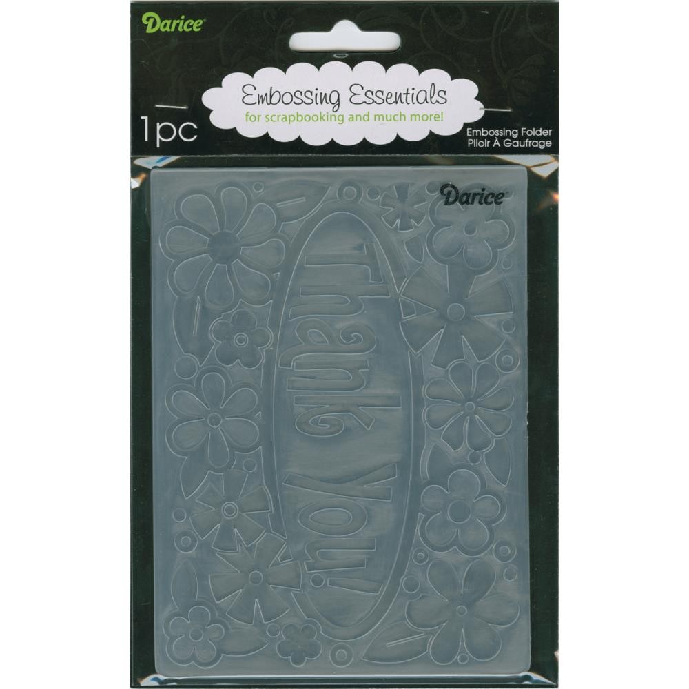 1 New DARICE A2 EMBOSSING ESSENTIALS FOLDER Textured Cuttlebug Diecuts tz