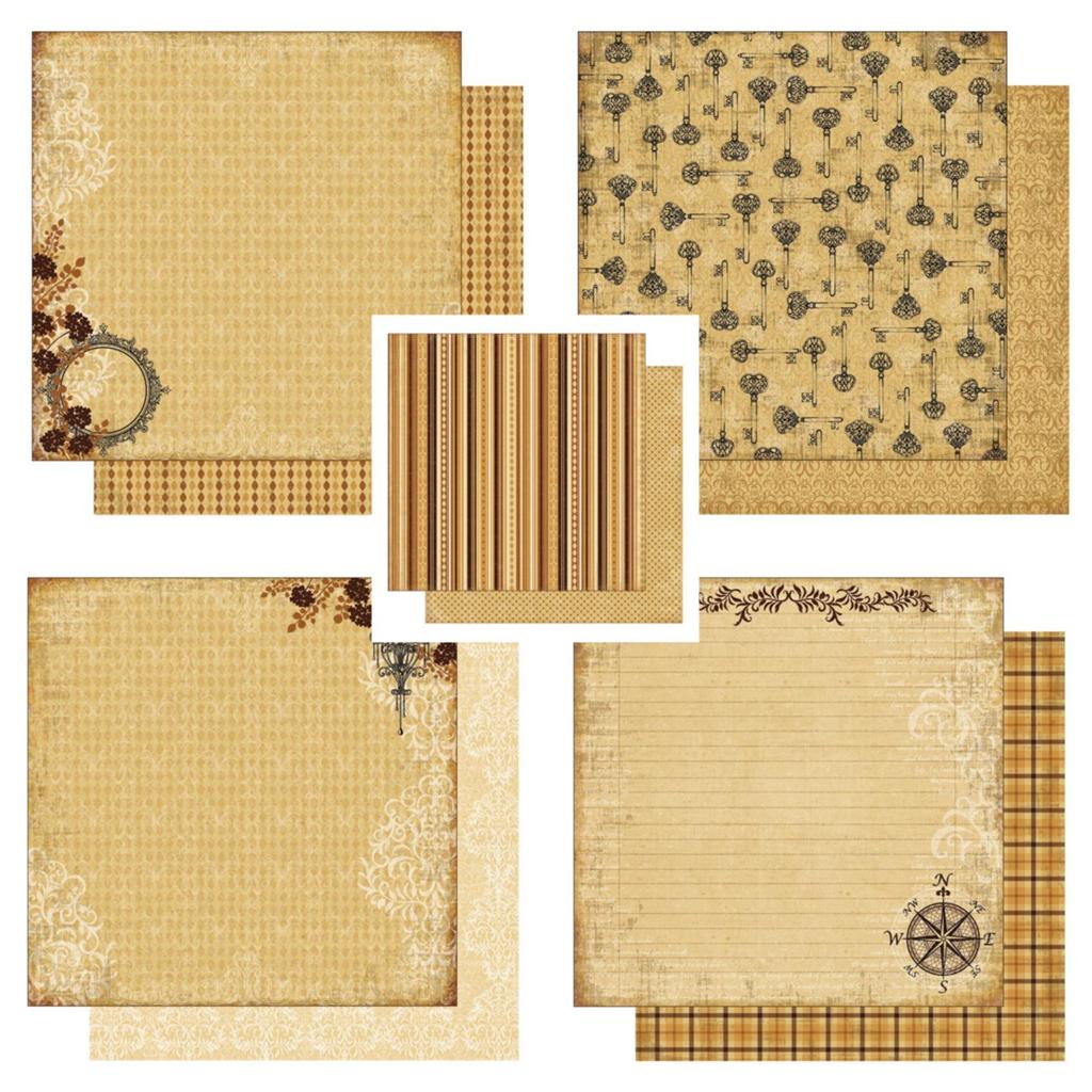 12x12 Sheet Best Creation Forever More Glitter Paper Heritage Vintage