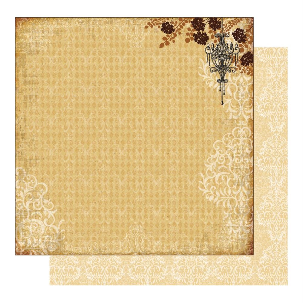 12x12 Sheet Best Creation FOREVER MORE GLITTER PAPER Heritage Vintage