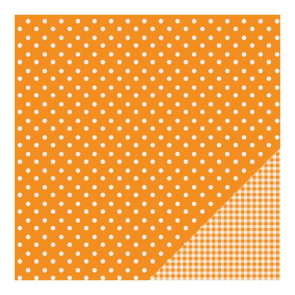 1 New 12X12 Pebbles BASICS POLKA DOT SCRAPBOOK PAPER Party Card