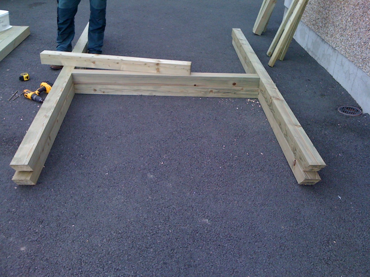 wooden pirate ship climbing frame