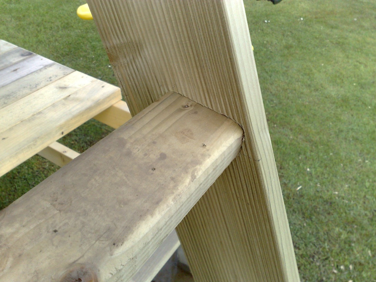 wooden boat climbing frame