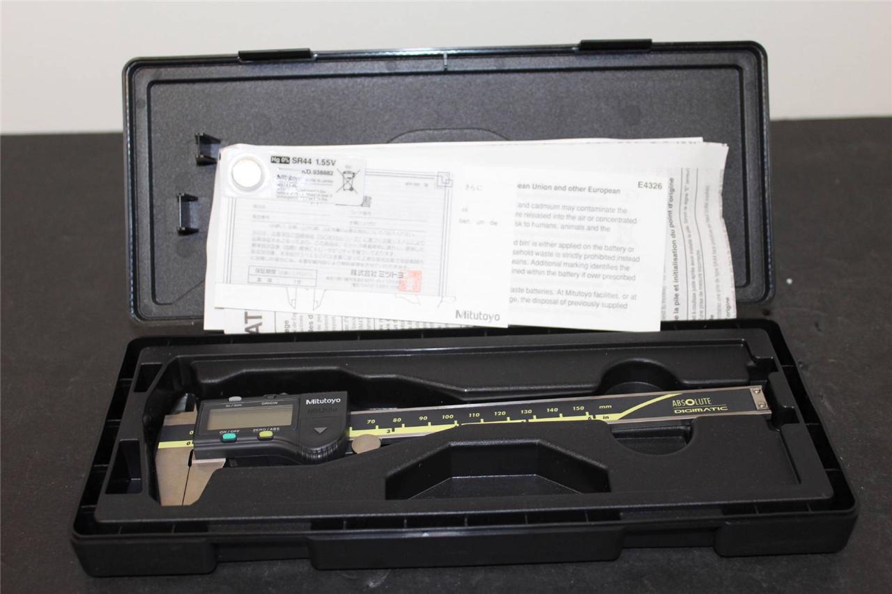 MITUTOYO 50019620 DIGITAL 6" CALIPER ABSOLUTE DIGIMATIC CD 6" CSX eBay