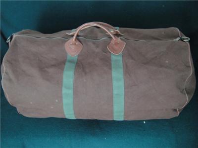 Vintage Duffle  on Vintage L L  Bean Duffle  Gym Bag   Ebay