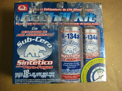 Recharge Window Conditioner on Quest Sub Zero R134a Rechill Kit Auto A C New Awesome Ebay