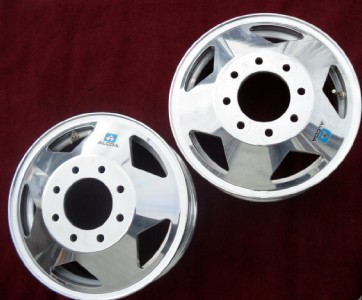 wheels dually alcoa gmc lts 2000 alloy chevy polished gm 1976 front