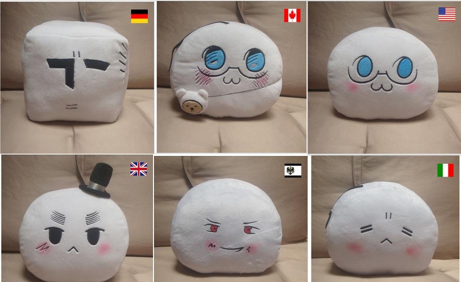 hetalia mochi plush