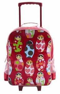 NEW Bobble Art Backpack Luggage Trolley Bag - Baboushka