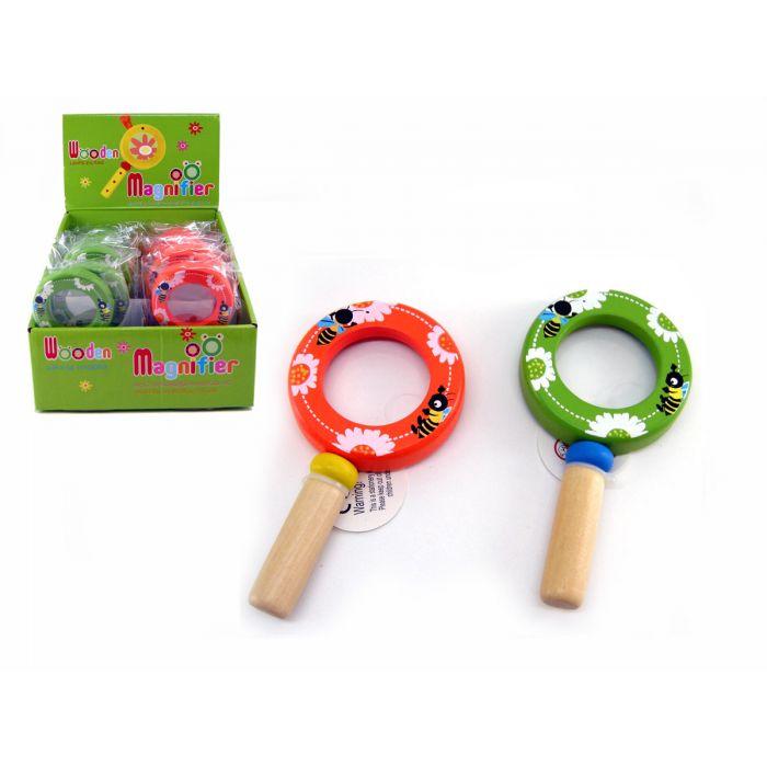 NEW Children'S Wooden TOY Magnifying Glass FOR Garden Exploration eBay