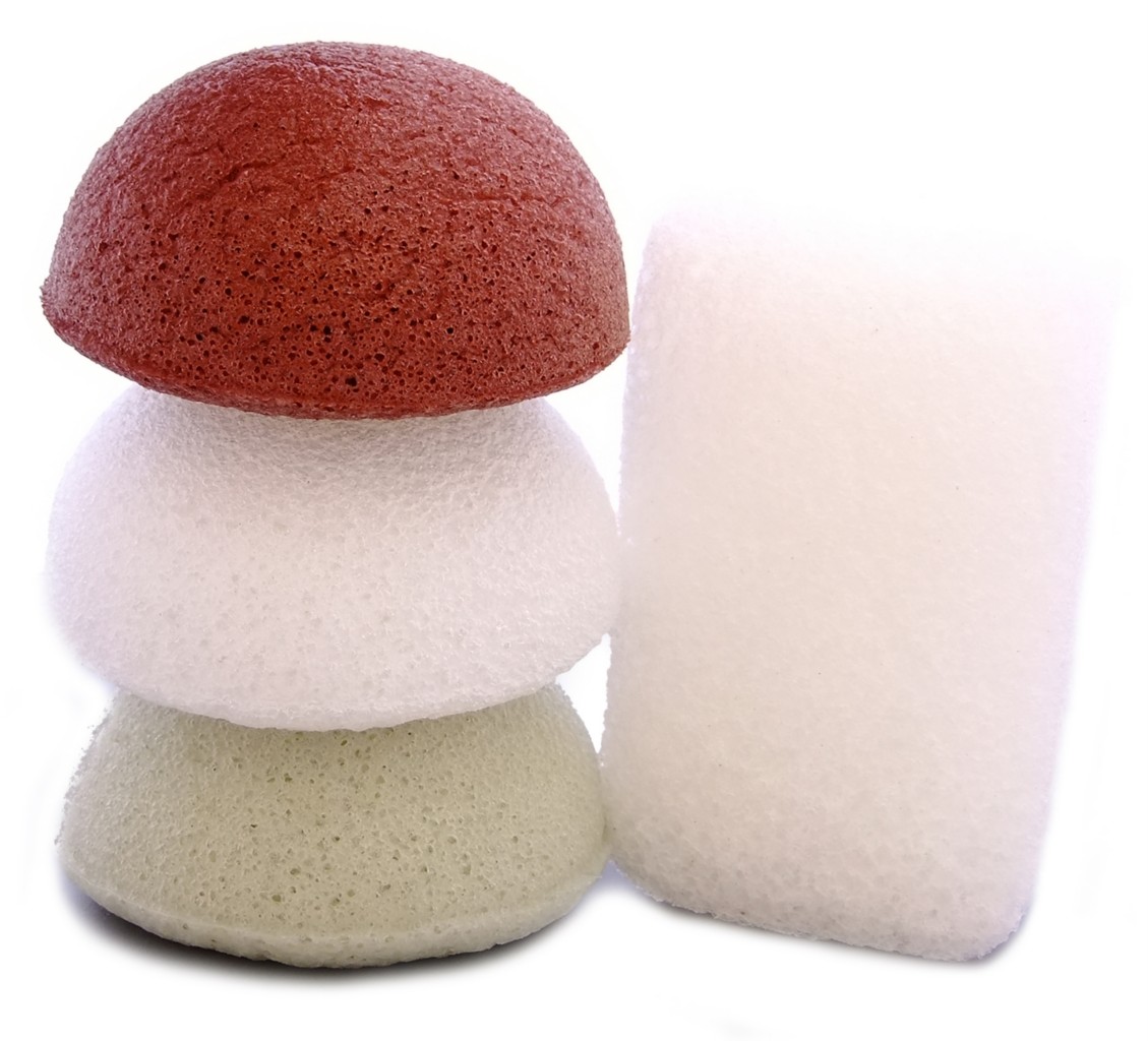 Kuu Konjac Natural Baby Cleansing Bath Sponge Newborn Skin Organic baby