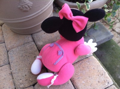 SEARCH AND BUY THIS PRODUCT AT AMAZON.COM Crawling Baby Minnie Mouse 10" Stuffed Plush Doll Mattel 1995 Baby Toy