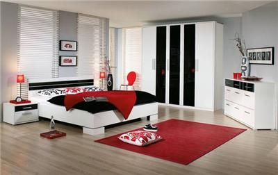 Bedroom Night Stands on Contemporary European Bedroom Set Dresser Night Stands Black White