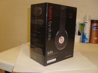 Brands Headphones on Beats By Dr Dre   Solo Hd Headphones   Black  Brand New In Box   Great