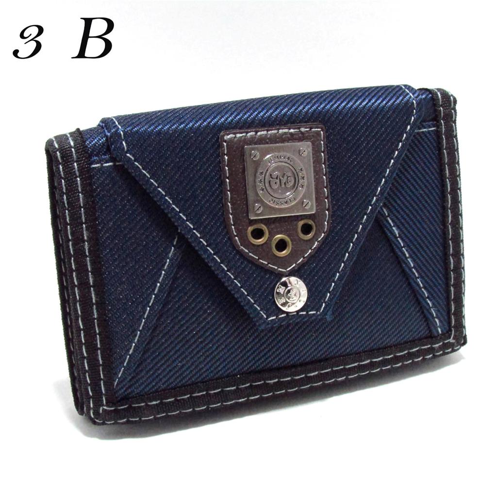 Tri Fold Mens Wallet With Velcro Closure IUCN Water