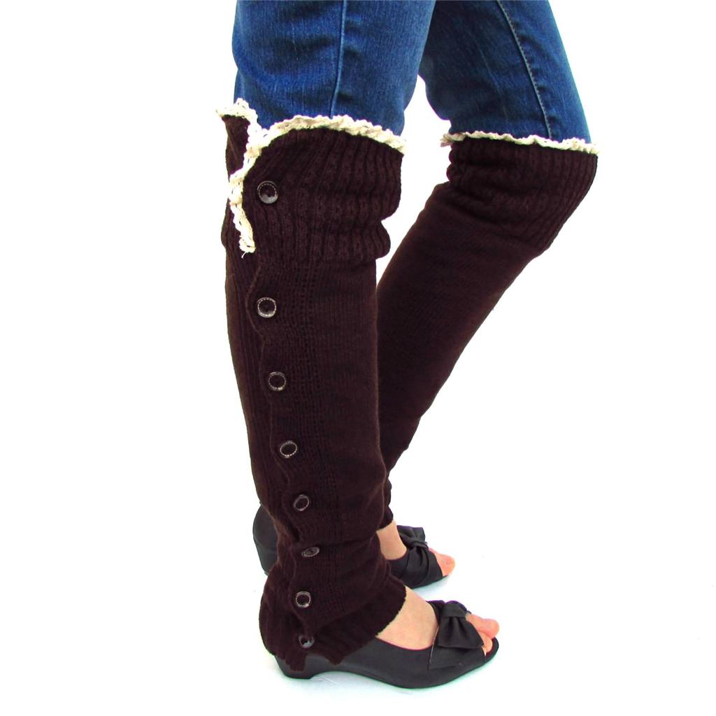 sock boots for legs new wool knit xlong button leg boots socks w top lace ebay sock boots for legs new wool knit xlong button leg boots socks w top lace ebay