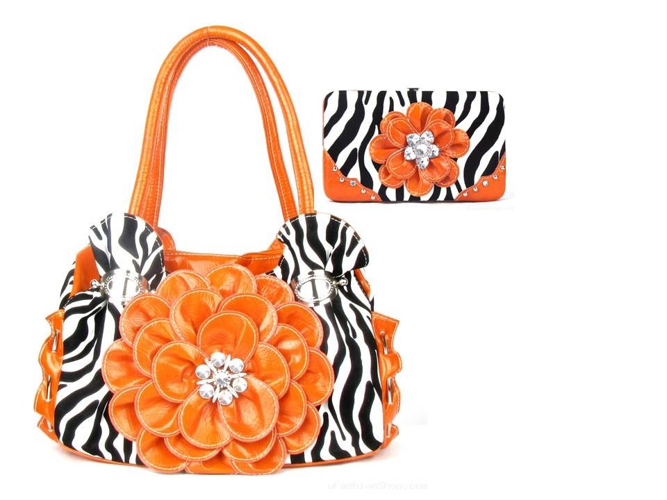 Western Pink Camouflage Camo Mossy Oak Flower Purse Handbag Wallet