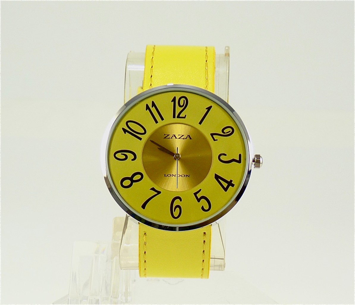 women's watches large face leather strap