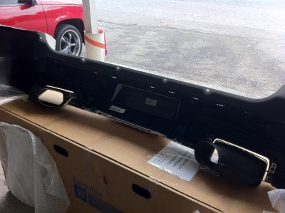 2012 Cadillac Escalade Premium Edition Rear Fascia Bumper