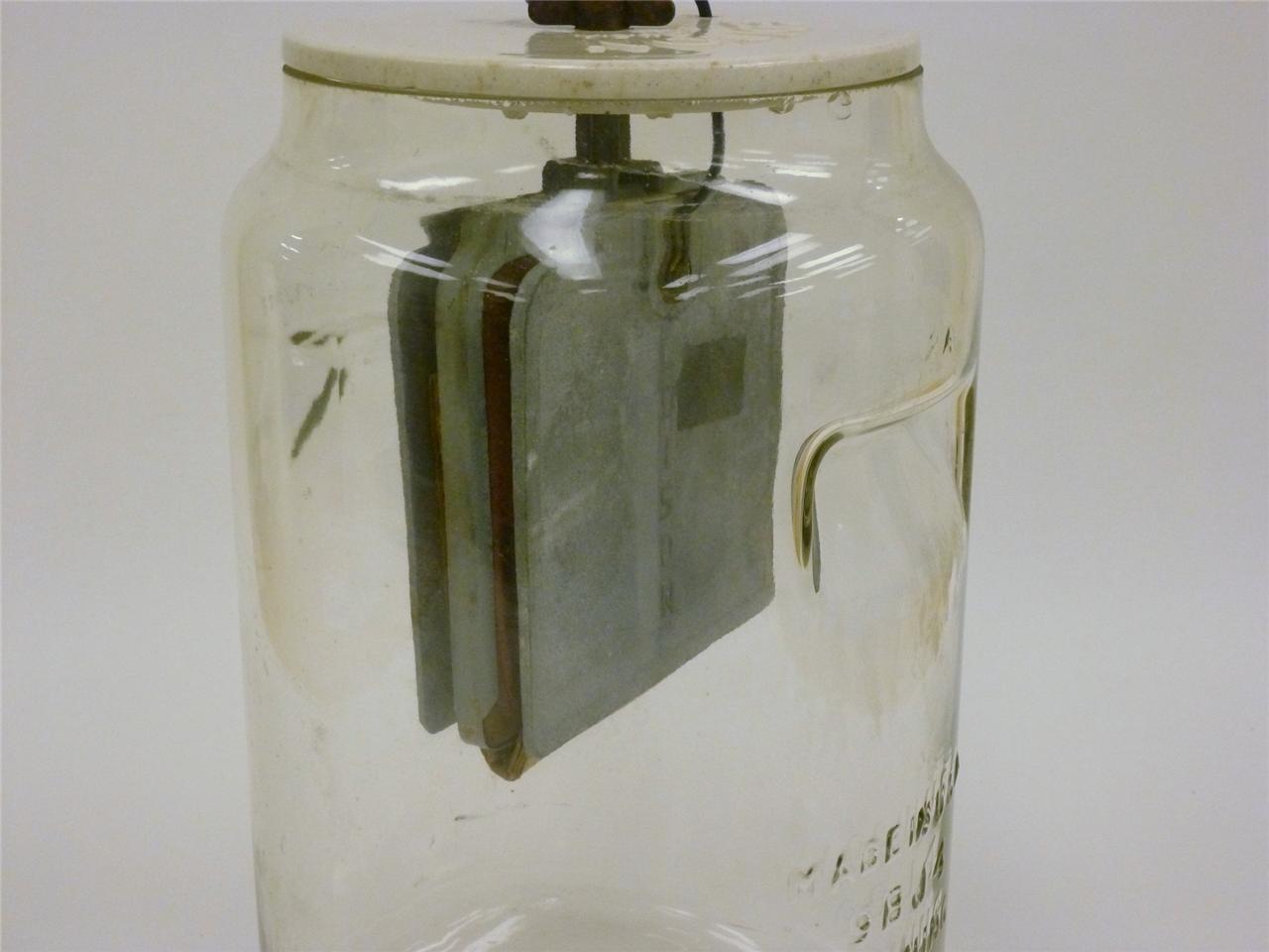 Edison Battery Jar http://www.ebay.com/itm/Antique-Edison-Cell-Unused ...