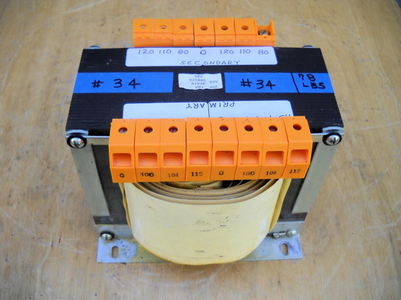 Signal Isolation Transformer 3KVA 115/208/230V In x 120/220/240V Out