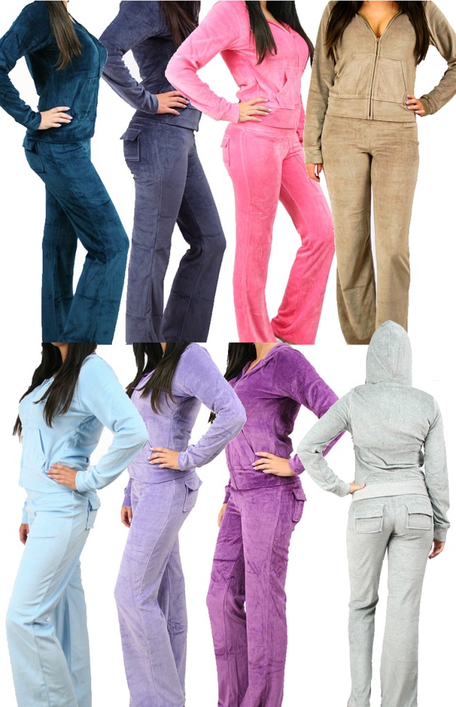 velour sweatpants set