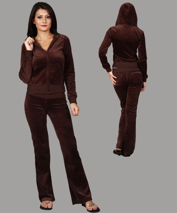 ladies velour sweatsuit
