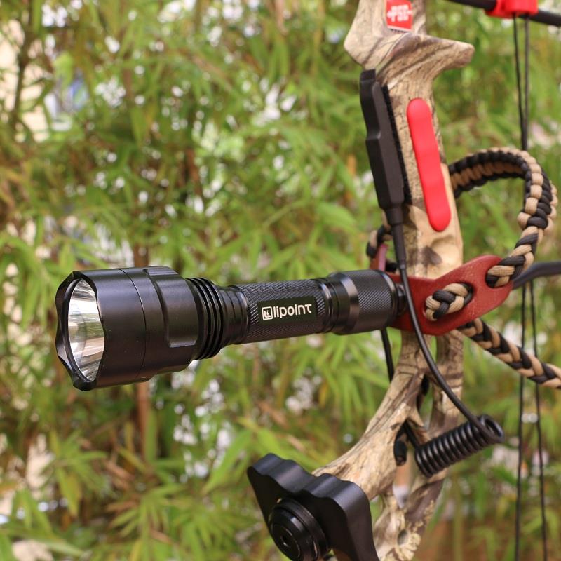 NEW SCREW MOUNTED BOW TORCH FLASHLIGHT ARCHERY SHOOTING HUNTING BRIGHT