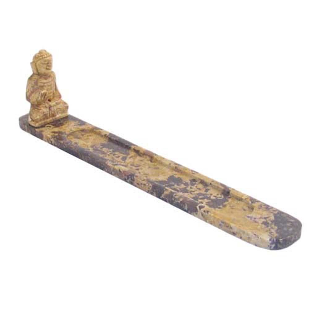 Soapstone Incense Stick Cone Holder Ash Catcher Elephant Buddha
